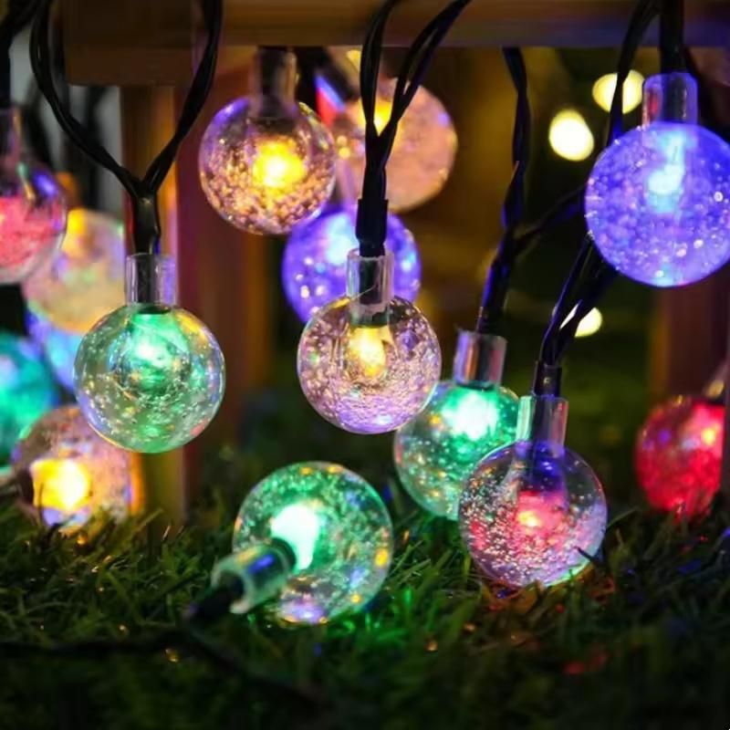 New 14 LED Crystal Bubble Ball String Christmas Fairy Lights