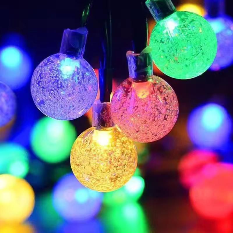 New 14 LED Crystal Bubble Ball String Christmas Fairy Lights