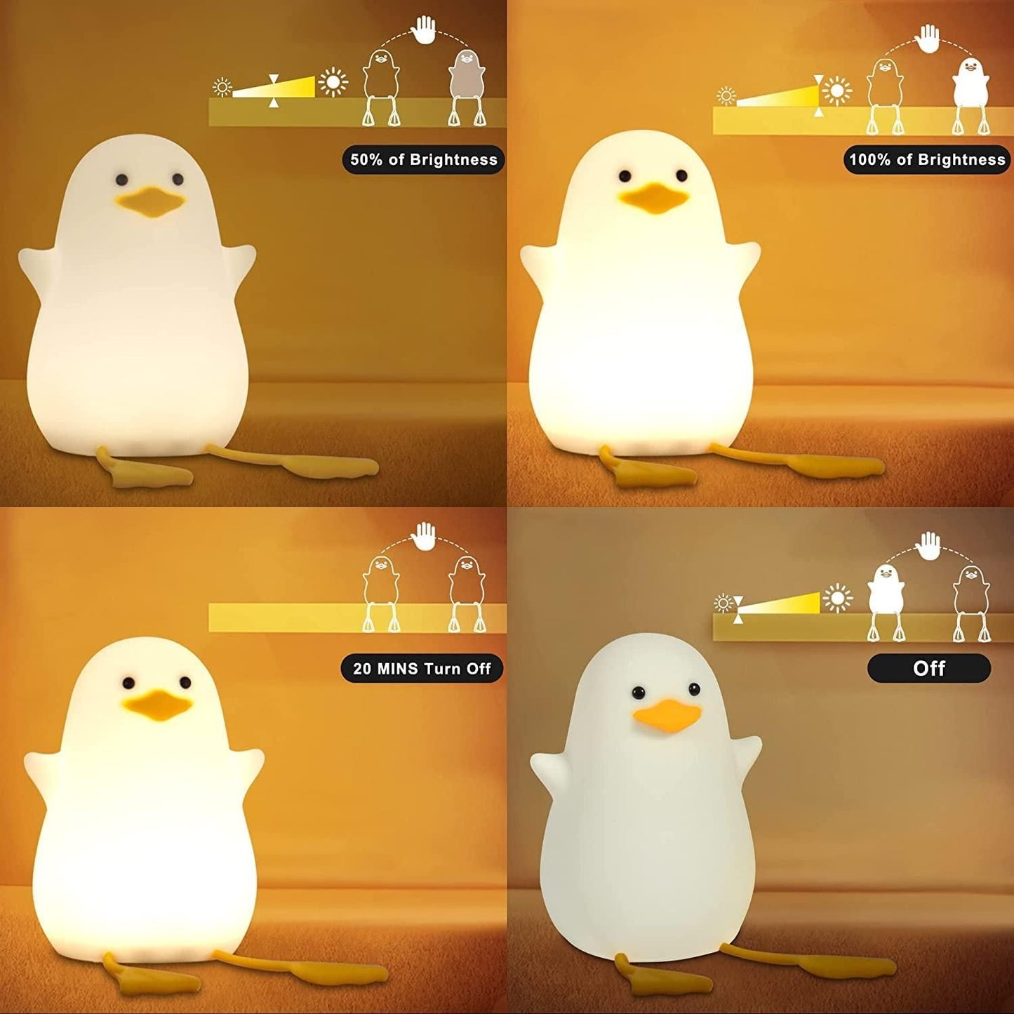 Cute Duck Night Lamp